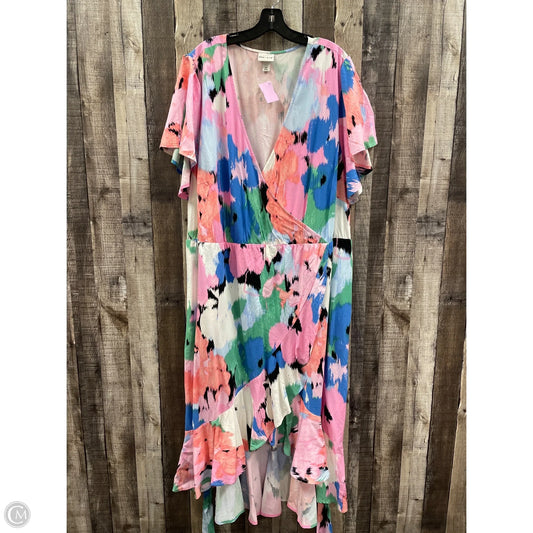 Dress Casual Maxi By Ava & Viv In Multi-colored, Size: 4x