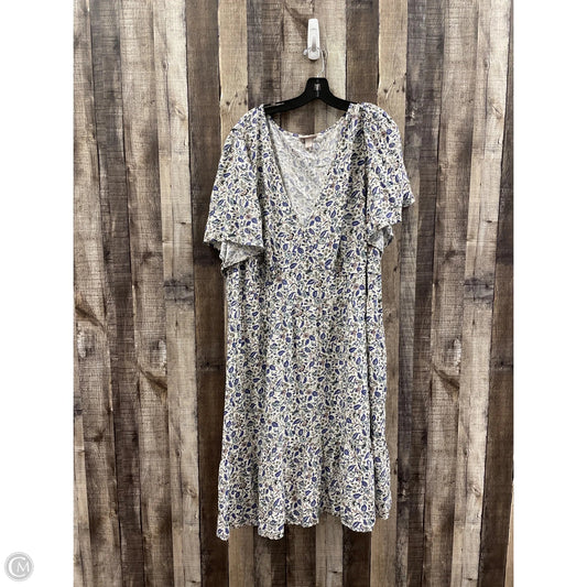 Dress Casual Midi By Knox Rose In Multi-colored, Size: 4x