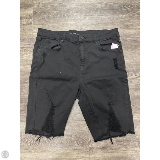 Shorts By Wild Fable In Black Denim, Size: 14