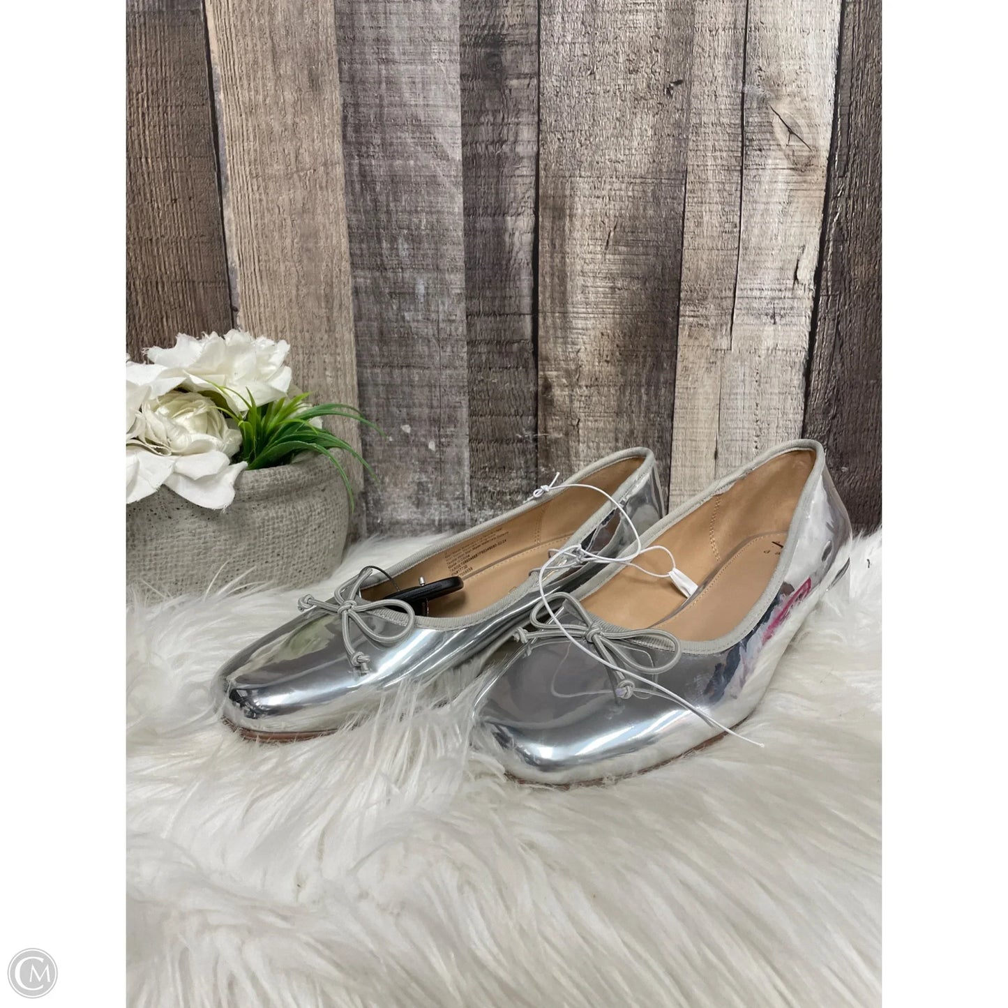 Shoes Flats By A New Day In Silver, Size: 6.5