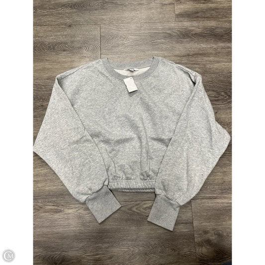 Athletic Sweatshirt Crewneck By Joy Lab In Grey, Size: S