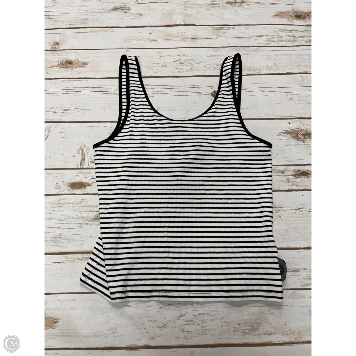 Tank Top By H&m In Striped Pattern, Size: L