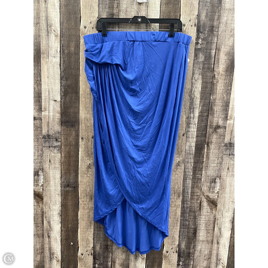 Skirt Maxi By Cmf In Blue, Size: 2x