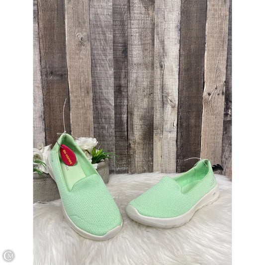 Shoes Flats By Skechers In Green, Size: 8.5
