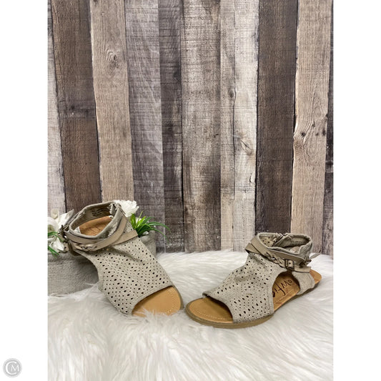 Sandals Flats By Blowfish In Taupe, Size: 8