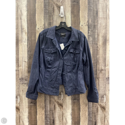 Jacket Other By Liverpool In Navy, Size: 1x