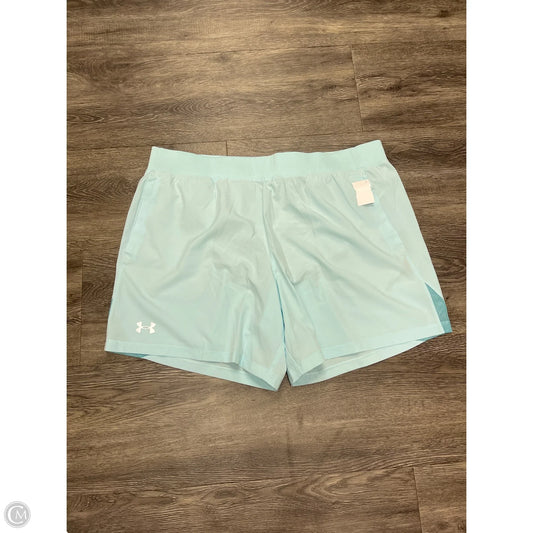 Athletic Shorts By Under Armour In Blue, Size: Xxl