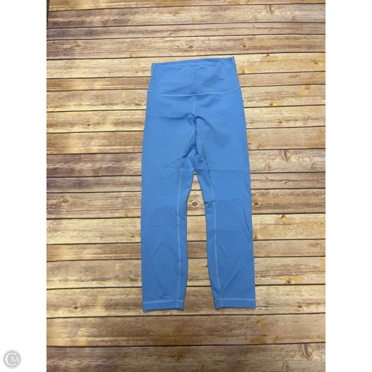 Athletic Leggings By Lululemon In Blue, Size: 6