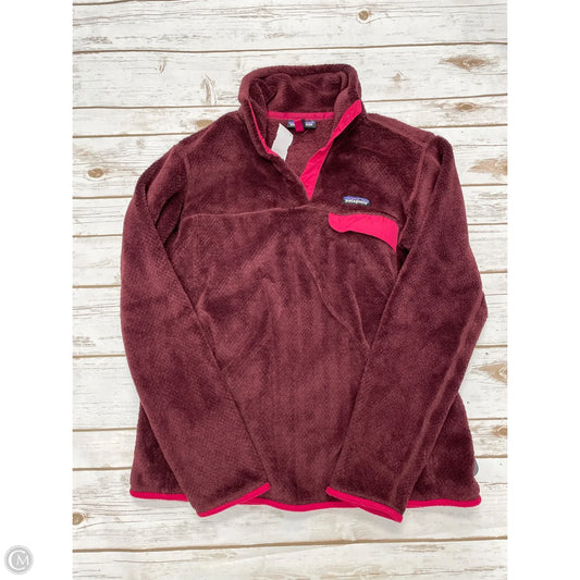 Athletic Fleece By Patagonia In Maroon, Size: L