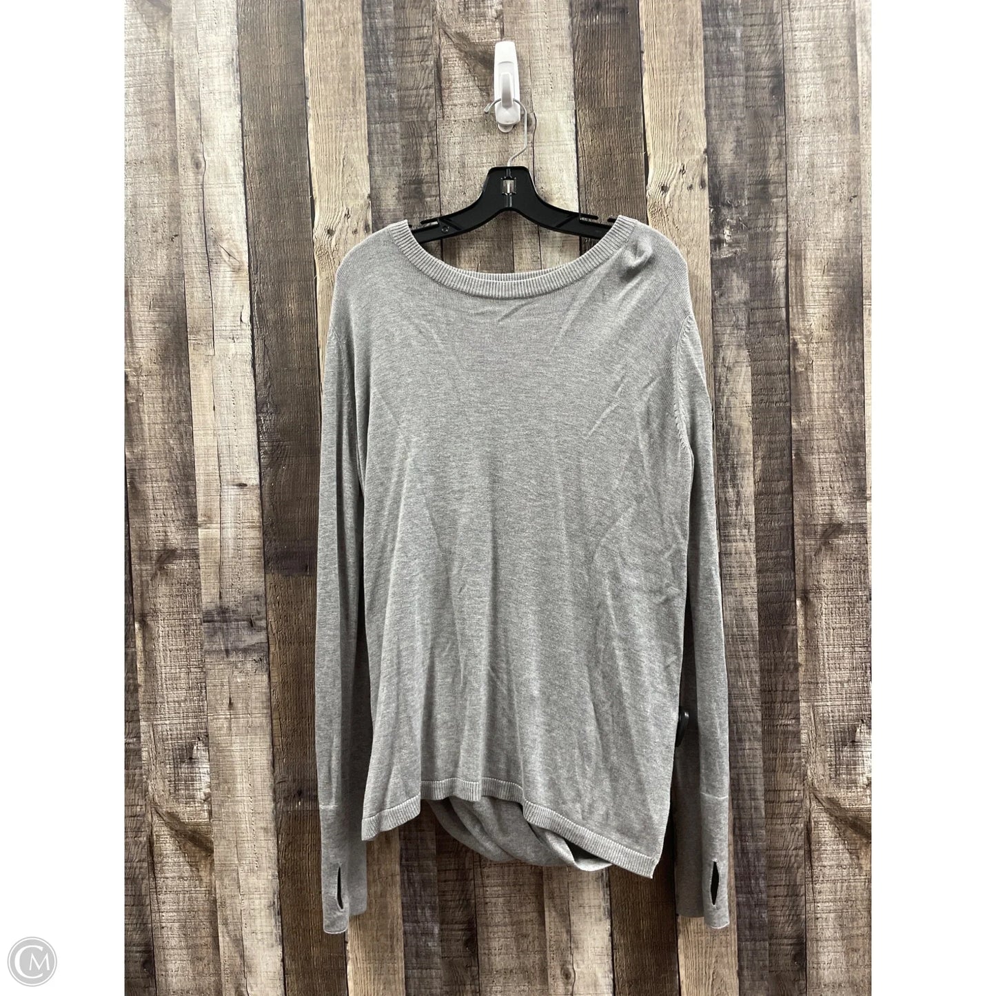 Sweater By Lululemon In Grey, Size: M