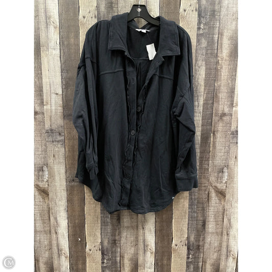 Jacket Shirt By Joy Lab In Black, Size: Xl