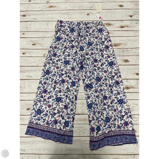 Pants Wide Leg By Joie In Floral Print, Size: L