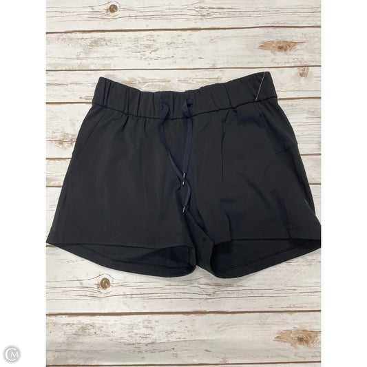 Athletic Shorts By Lululemon In Black, Size: 6