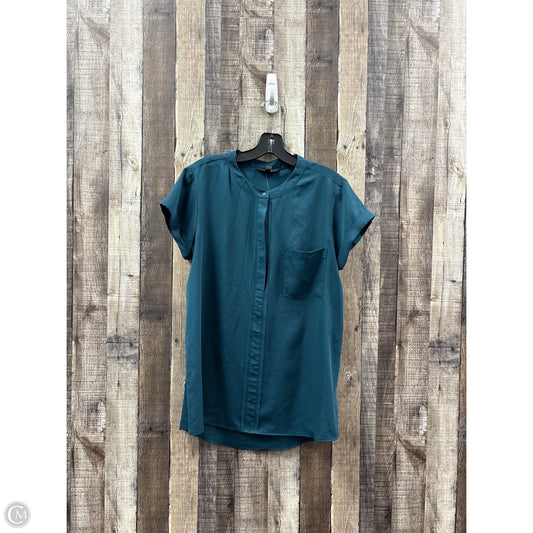 Top Sleeveless By Simply Vera In Green, Size: L