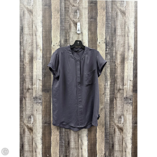 Top Sleeveless By Simply Vera In Grey, Size: L