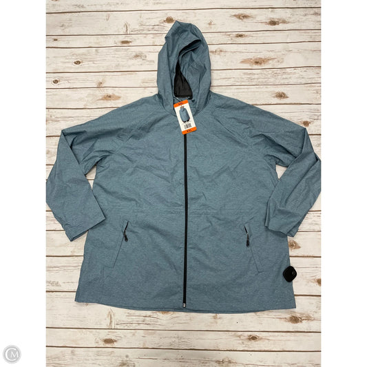 Jacket Windbreaker By 32 Degrees In Blue, Size: Xxl