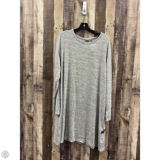 Dress Casual Midi By Gap In Grey, Size: Xl