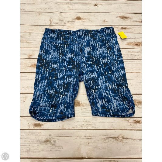 Athletic Shorts By Gaiam In Tie Dye Print, Size: 1x