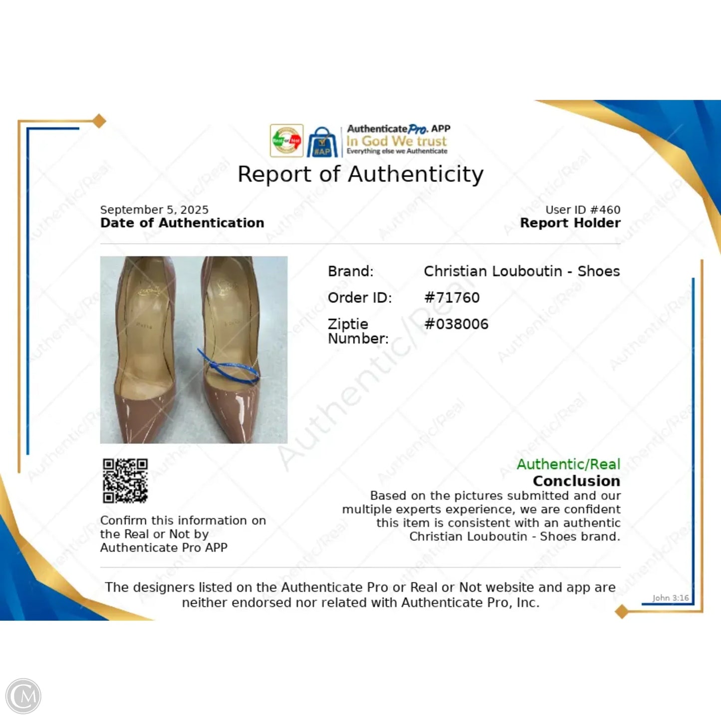 Shoes Luxury Designer By Christian Louboutin In Tan, Size: 9.5