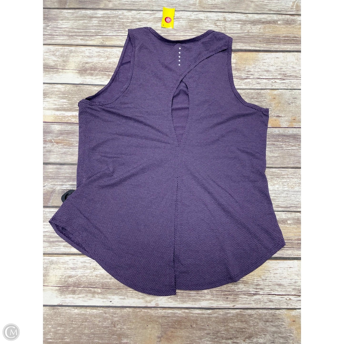 Athletic Tank Top By Athletic Works In Purple, Size: L