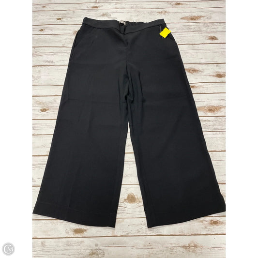 Pants Wide Leg By Loft In Black, Size: L