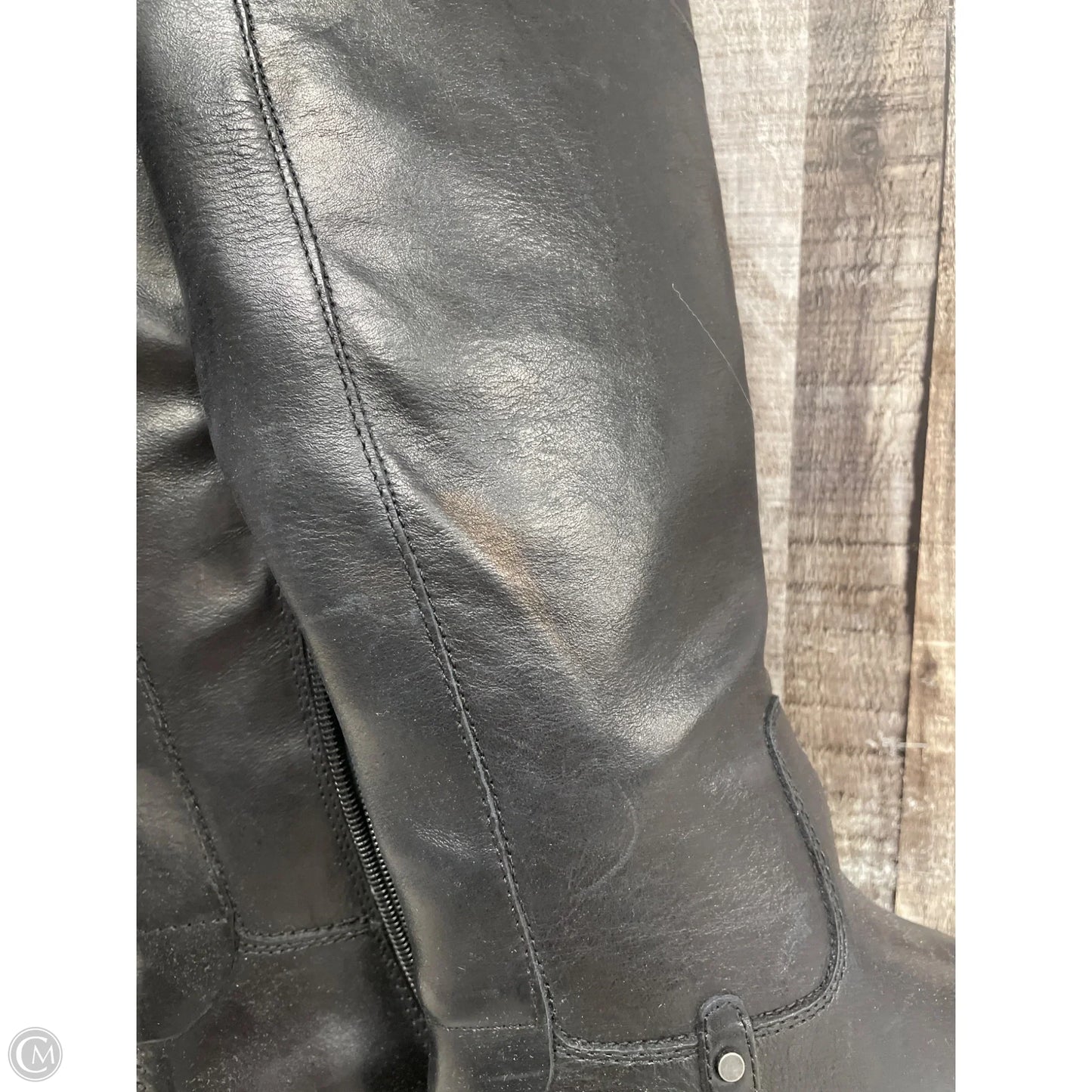 Boots Over-the-knee Flats By Franco Sarto In Black, Size: 5