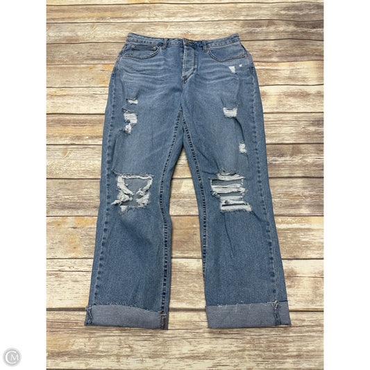 Jeans Cropped By No Boundaries In Blue Denim, Size: 12