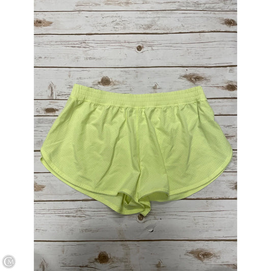 Athletic Shorts By Lululemon In Yellow, Size: 14