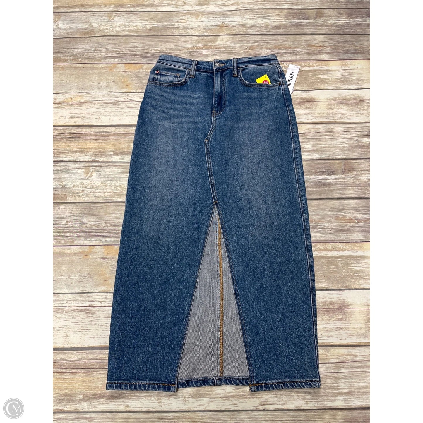 Skirt Maxi By Hudson In Blue Denim, Size: 2