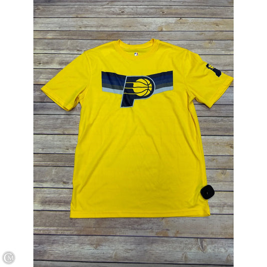 Athletic Top Short Sleeve By Cme In Yellow, Size: S