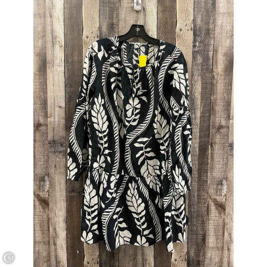 Dress Casual Short By H&m In Black & Cream, Size: L