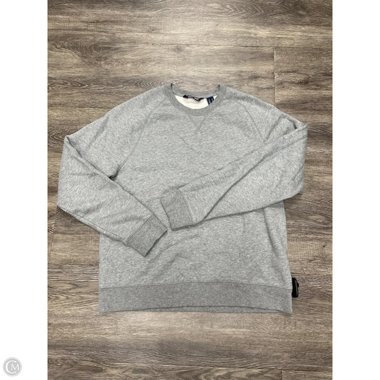 Sweatshirt Crewneck By Lands End In Grey, Size: M