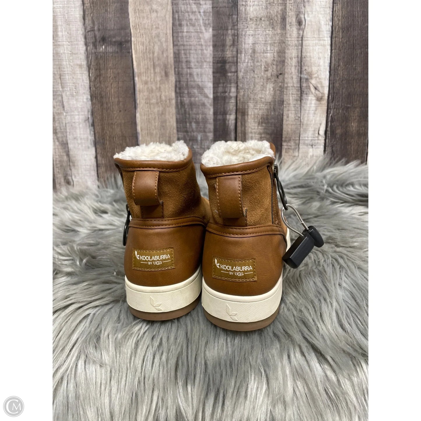 Boots Designer By Ugg In Tan, Size: 8