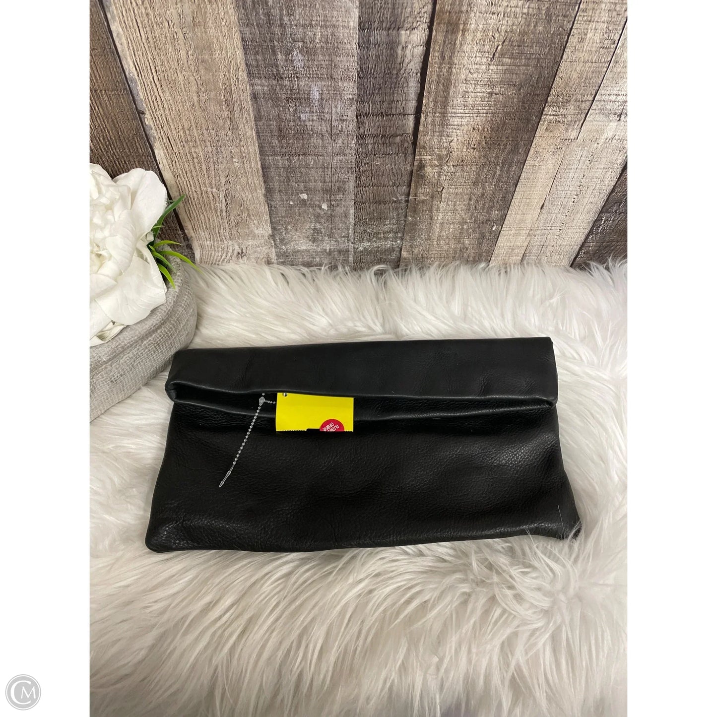 Clutch Leather By Cme, Size: Medium