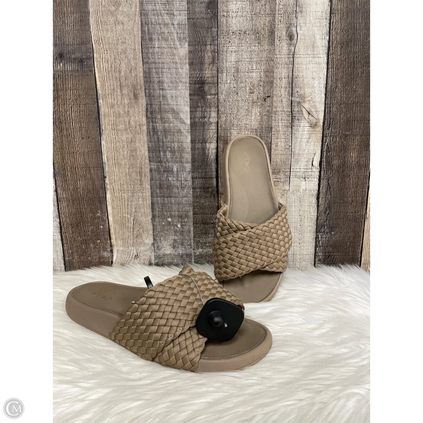 Sandals Flats By Calia In Brown, Size: 8.5