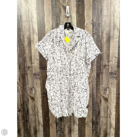 Athletic Dress By Fabletics In Black & White, Size: L