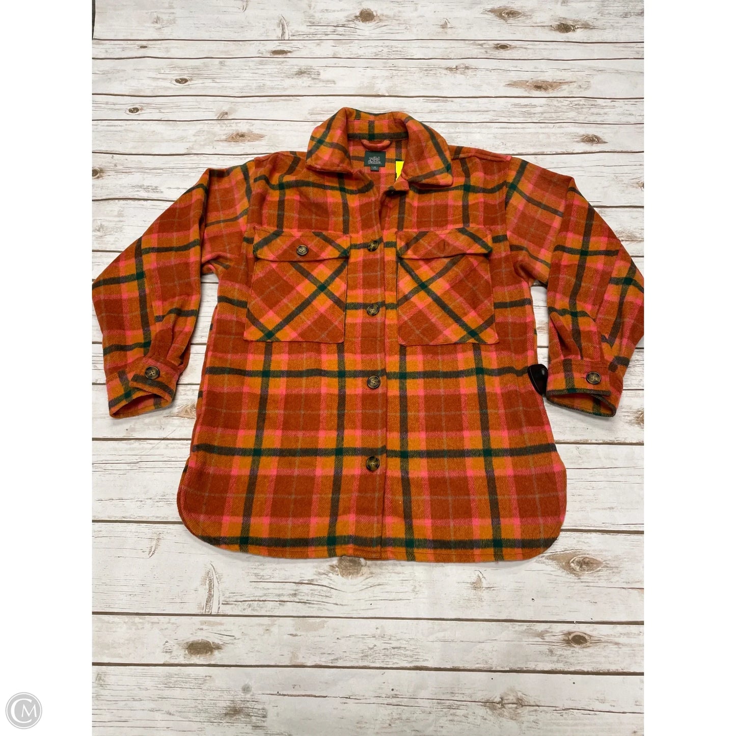 Jacket Shirt By Wild Fable In Multi-colored, Size: Xs