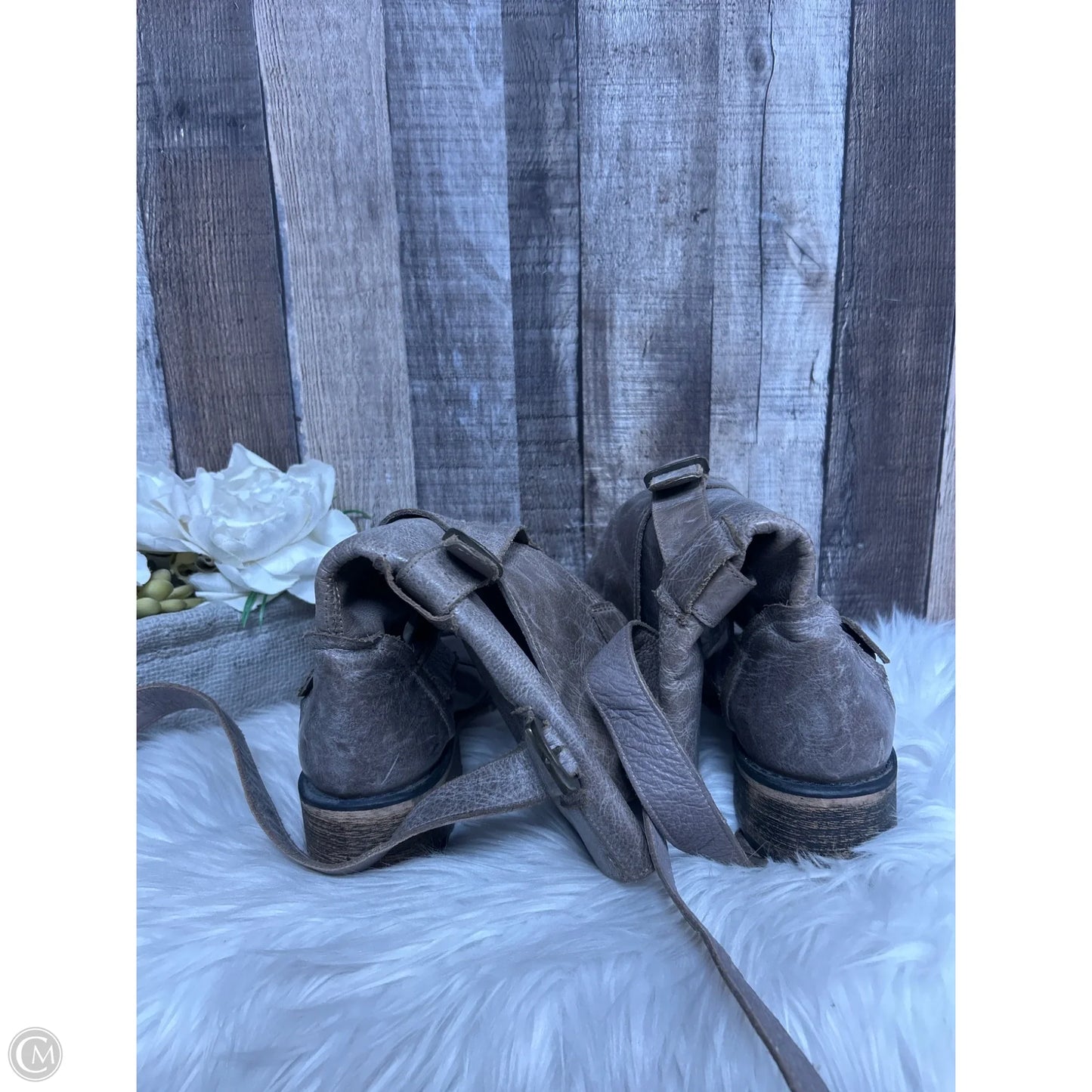 Boots Mid-calf Heels By Steve Madden In Taupe, Size: 7.5