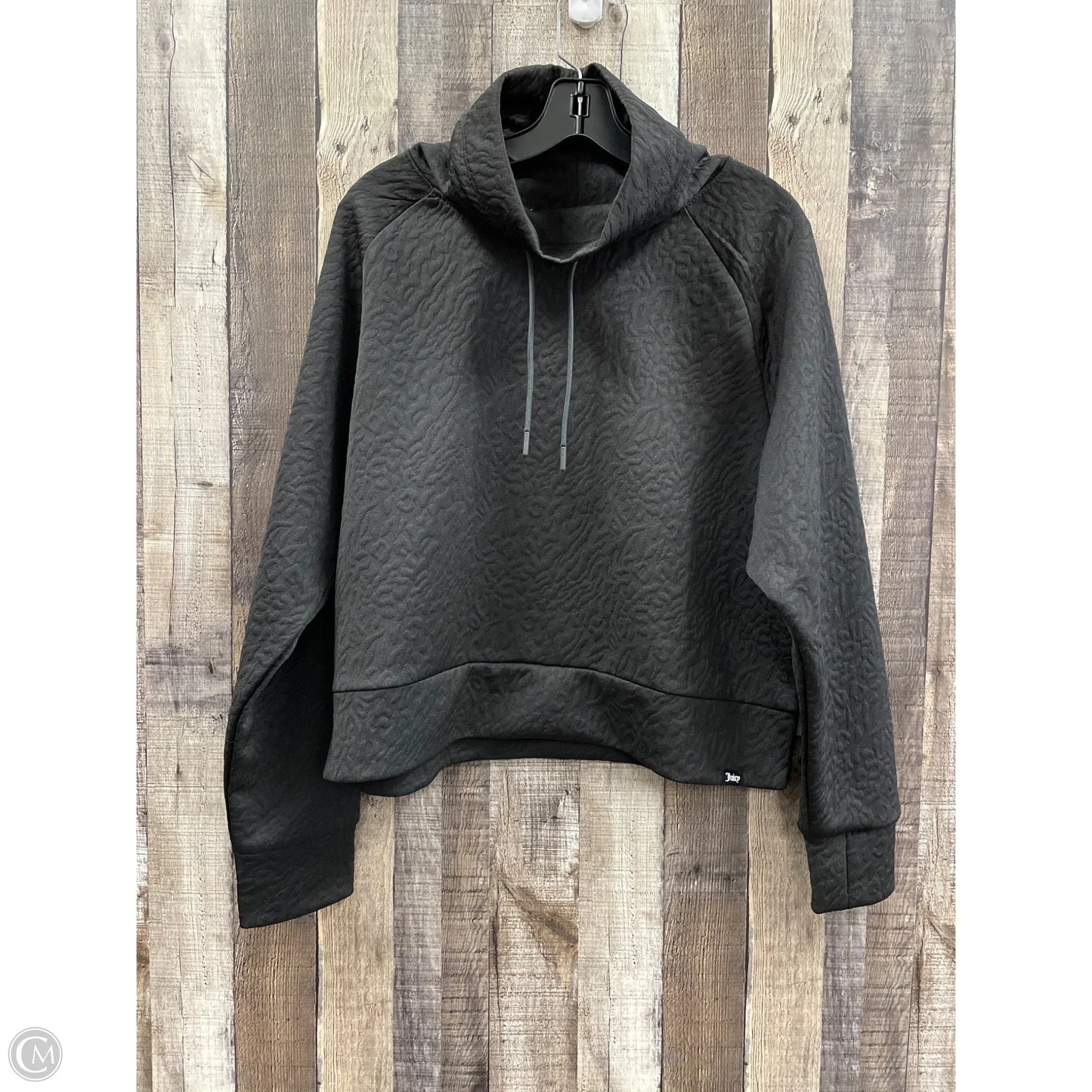 Athletic Sweatshirt Collar By Juicy Couture In Black, Size: L