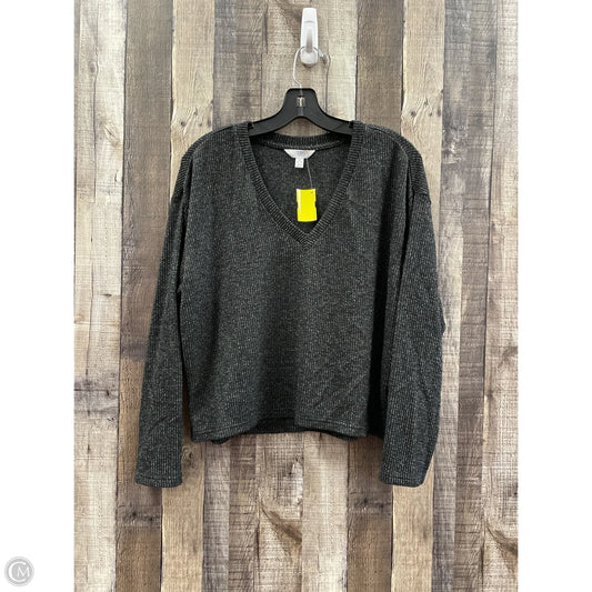 Top Long Sleeve By Time And Tru In Black, Size: M