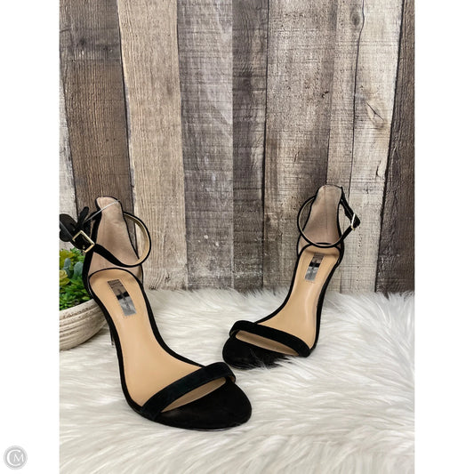 Sandals Heels Stiletto By Inc In Black, Size: 7