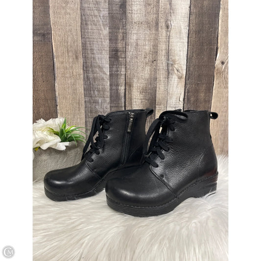 Boots Ankle Heels By Dansko In Black, Size: 6