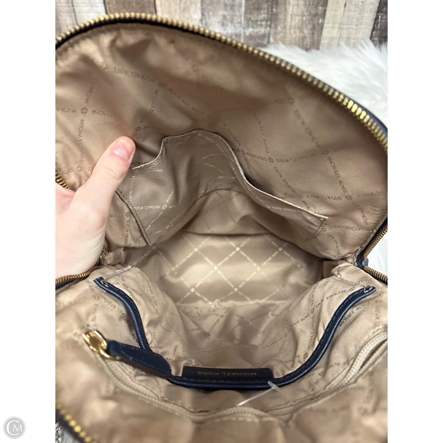 Backpack Designer By Michael Kors, Size: Medium