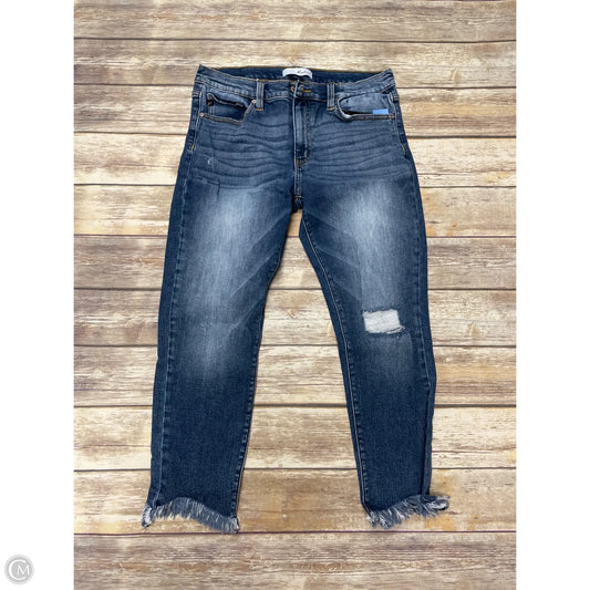 Jeans Straight By Kancan In Blue Denim, Size: 12