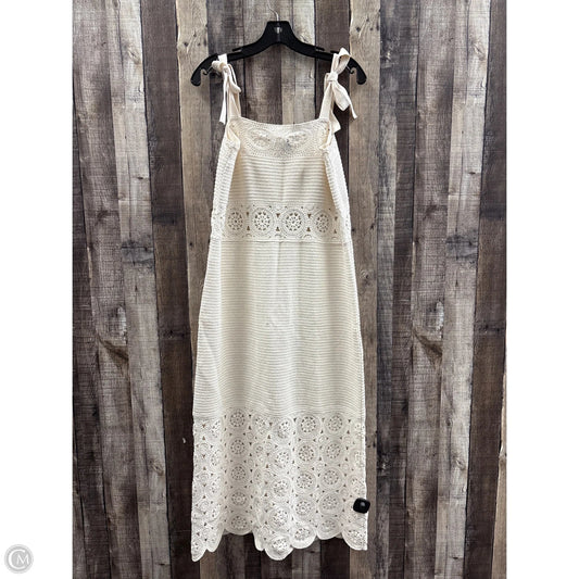 Swimwear Cover-up By Loft In Cream, Size: M
