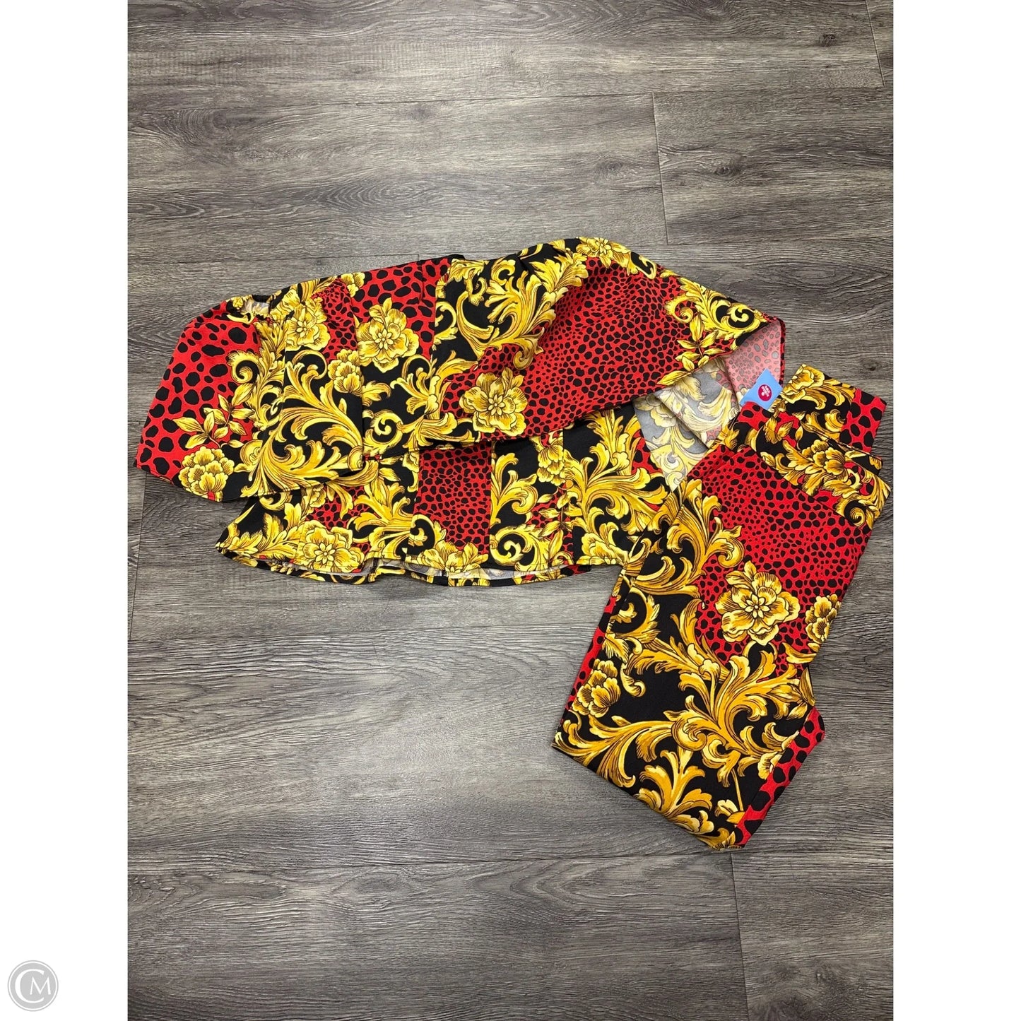 Pants Cropped By New York And Co In Multi-colored, Size: Xs