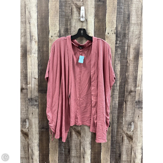 Cardigan By Lane Bryant In Mauve, Size: 1x