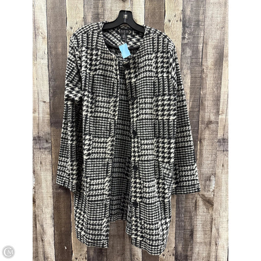 Coat Wool By Nanette By Nanette Lepore In Black & White, Size: L