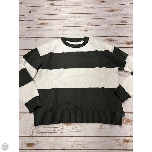 Sweater By T Tahari In Green & White, Size: L