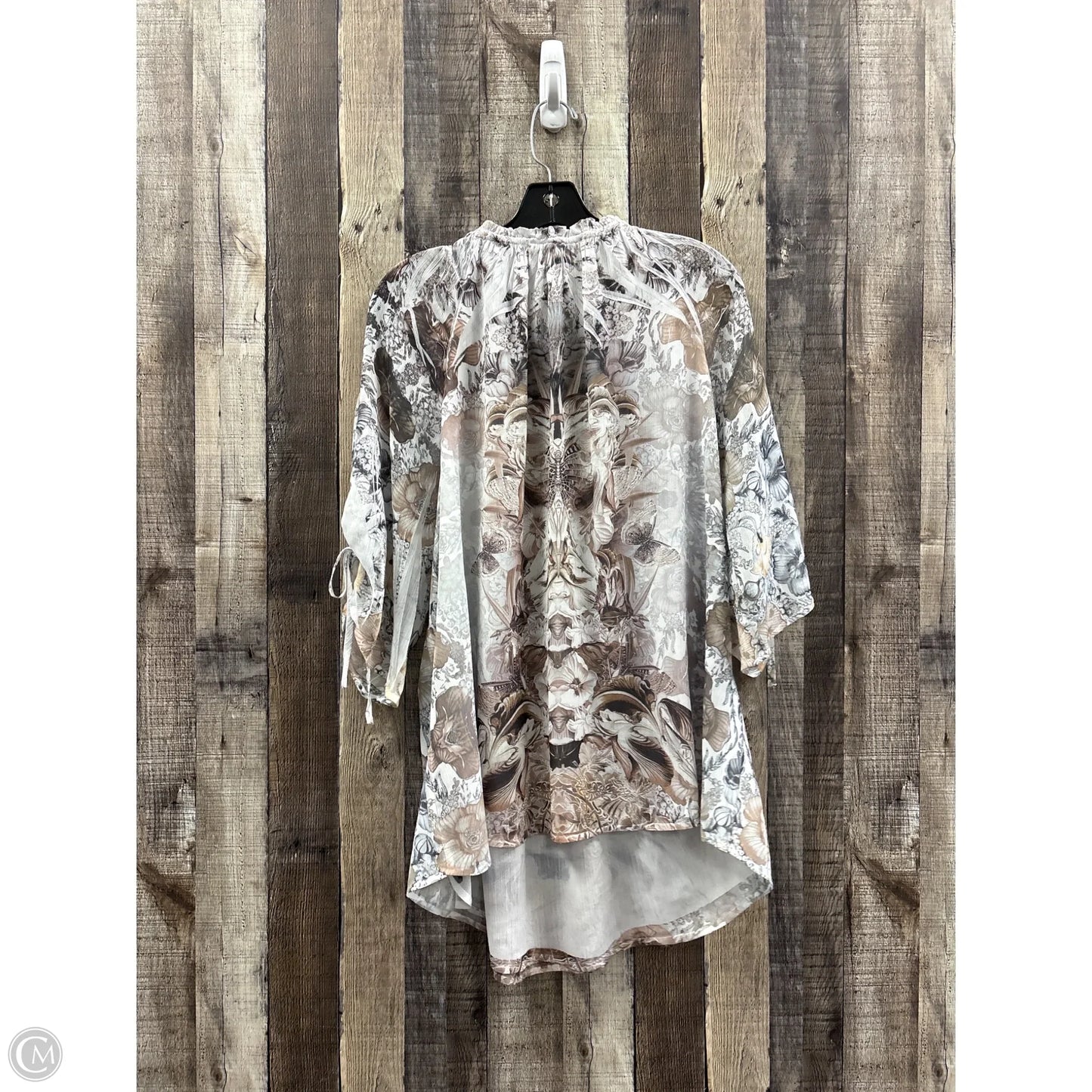Top Short Sleeve By One World In Nautical Print, Size: 2x